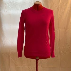 Woman’s J. Crew Magenta Crewneck Sweater